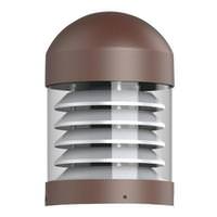 Morris Selectable watt 120/277 volt CCT Selectable Bronze LED Bollard Dome Top