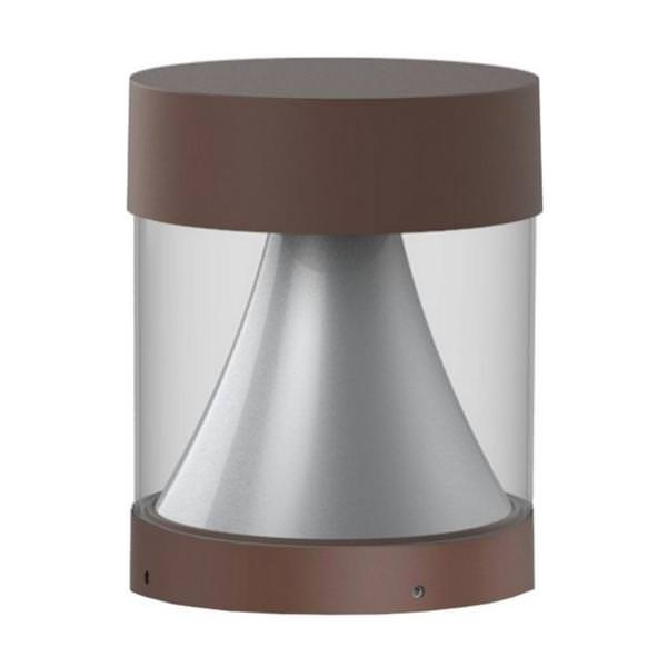 Selectable watt 120/277 volt CCT Selectable Bronze LED Bollard Dome Top