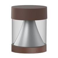Morris Selectable watt 120/277 volt CCT Selectable Bronze LED Bollard Dome Top
