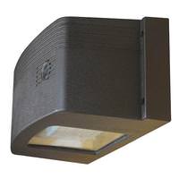 Morris 25 Watt 120/277 Volt Bronze Square 5000K Daylight LED Outdoor Wall Wash Light Fixture