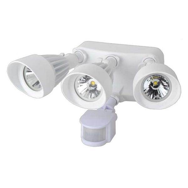 36 Watt 120/240 Volt White 3000K Natural White LED Security Light with Motion Sensor