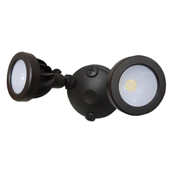 24 Watt 120/240 Volt Bronze 3000K Natural White LED Security Light