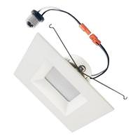 Morris 5"-6" 15 Watt 120 volt Medium Screw Base 3000K Dimmable LED Square Recessed Retrofit Kit