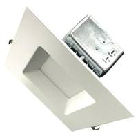 Morris 6" 15 Watt 120 volt 3000K Dimmable LED Square Recessed New Construction Kit