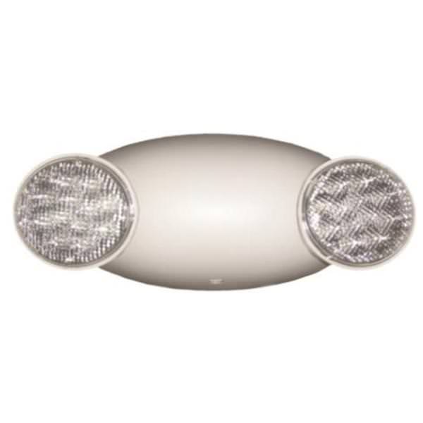 7 watt 120/277 volt White Housing Micro LED Emergency