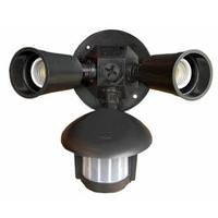 Morris 150 watt x 2 Bronze Motion Activated Twin Par Light Fixture