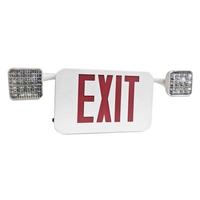 Morris 2 watt 120/277 volt White / Red Combination Exit Light LED