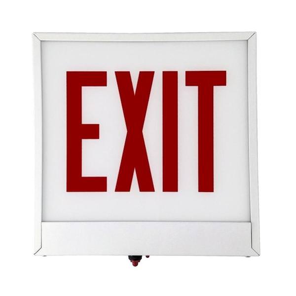 120/277 volt LED Chicago Code Exit Sign