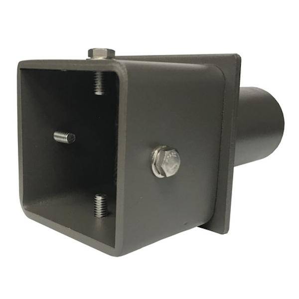 4" Square Short Tenon for Square Pole
