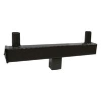 Morris 2 4" Arms Bronze Powder Coated Stainless Steel Square Bracket for Pole Mount Applications