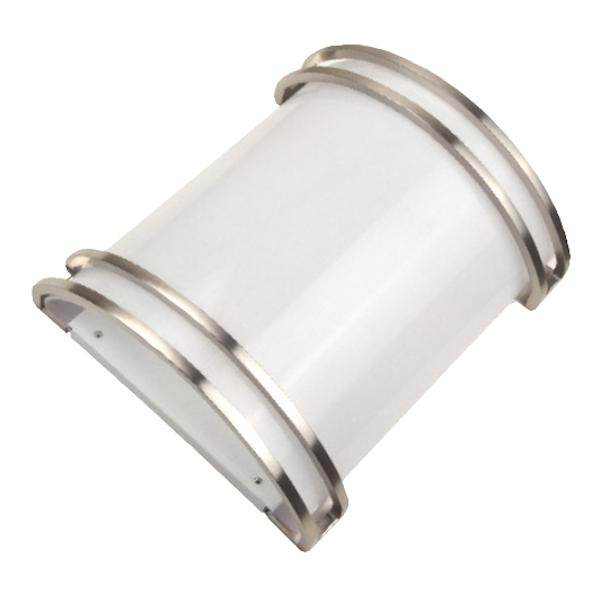 23 watt 120 volt White Acrylic Nickel 4000K Wall Sconce Dimmable LED Light Fixture