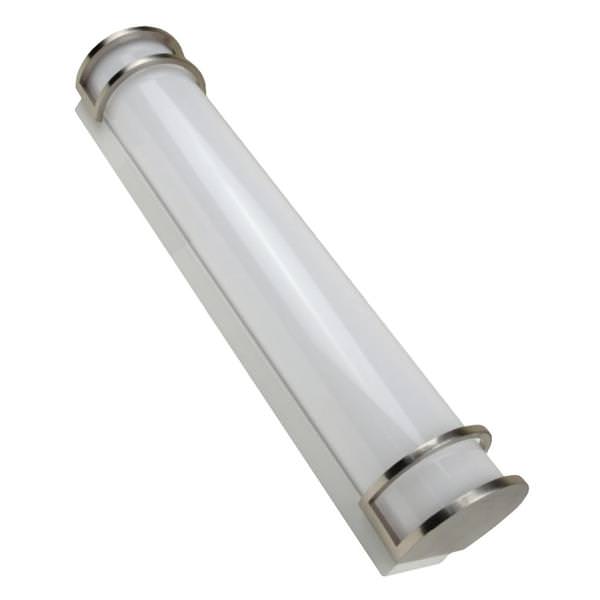 23 watt 120 volt Nickel 3000K Dimmable LED Wall Light Fixture