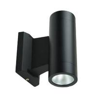 naturaLED 20 watt 120 volt 3000K Natural White Black Non-Dimmable LED Outdoor Wall Sconce
