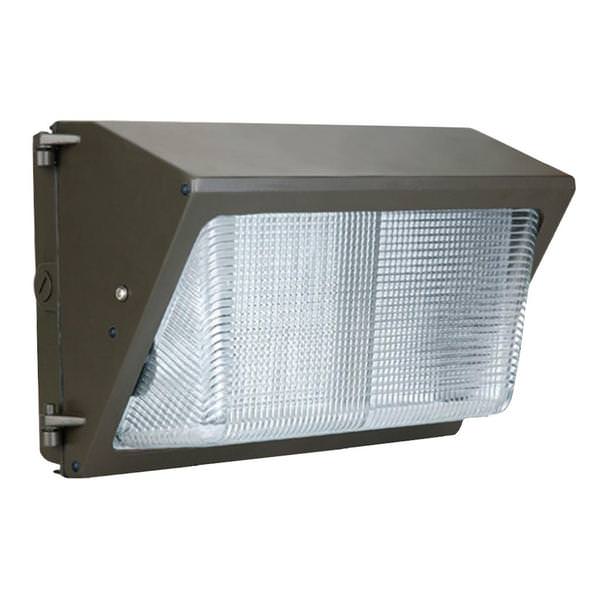 59 watt 120/277 volt 4000K Cool White Dark Bronze Dimmable LED Wall Pack