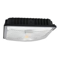 naturaLED 28 watt 120/277 volt 5000K Daylight Black Dimmable LED Canopy Fixture with Motion Sensor