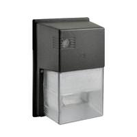 naturaLED 13 watt 120/277 volt Black 5000K Daylight  Non-Dimmable LED Security Light with Photocell
