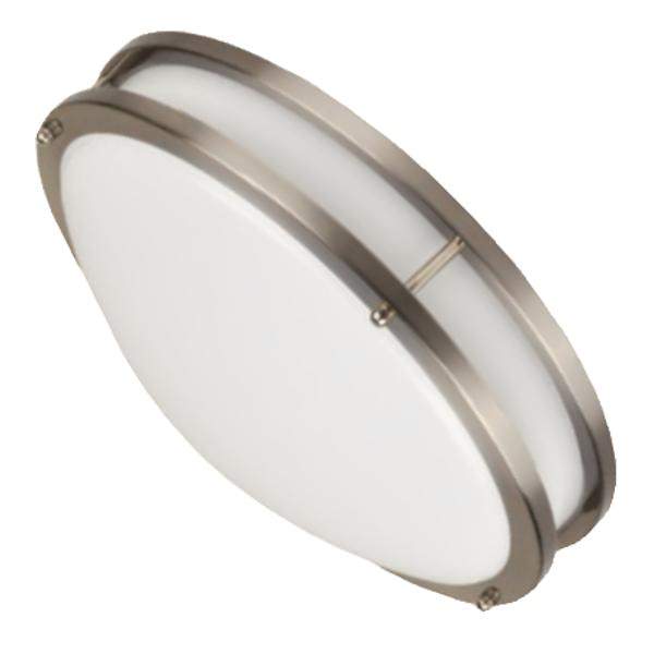 12" 18 watt 120/277 volt 4000K Cool White Dimmable Flood Flush Mount LED Fixture
