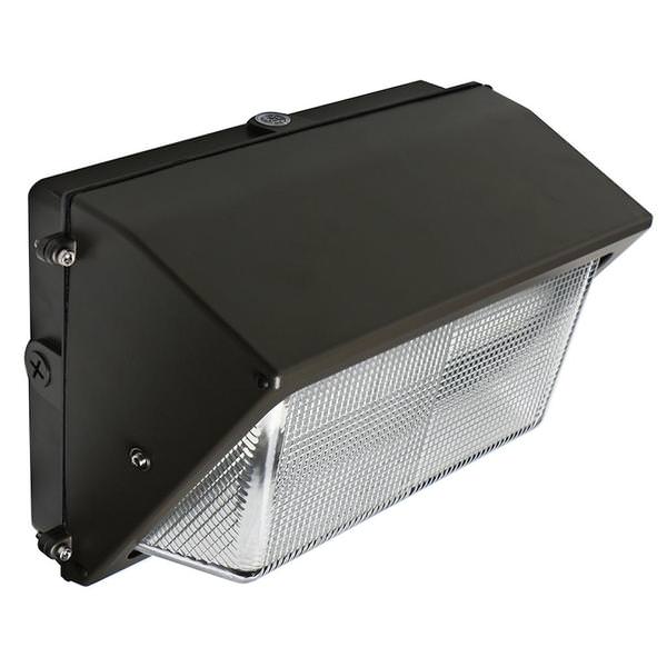 38 watt 120/277 volt 5000K Daylight Bronze Dimmable LED Wall Pack with Photocell