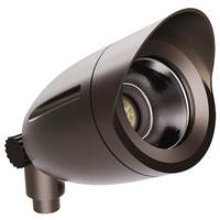 NaturaLED 10 watt 120/277 volt 3000K Natural White Bronze LED Flood