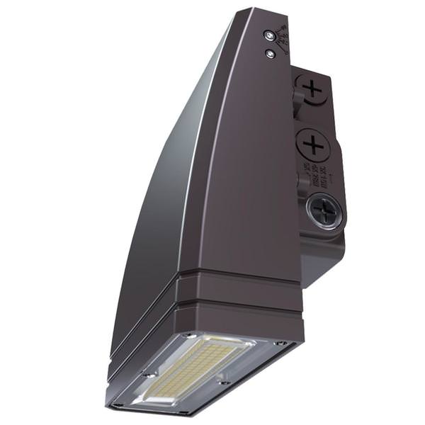 15/28/45 watt 120/347volt CCT Selectable Dimmable LED Wall Pack with Photocell