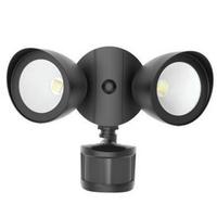 naturaLED 20 watt 120 volt Black 3000K Natural White Non-Dimmable LED Security Light with Motion Sensor