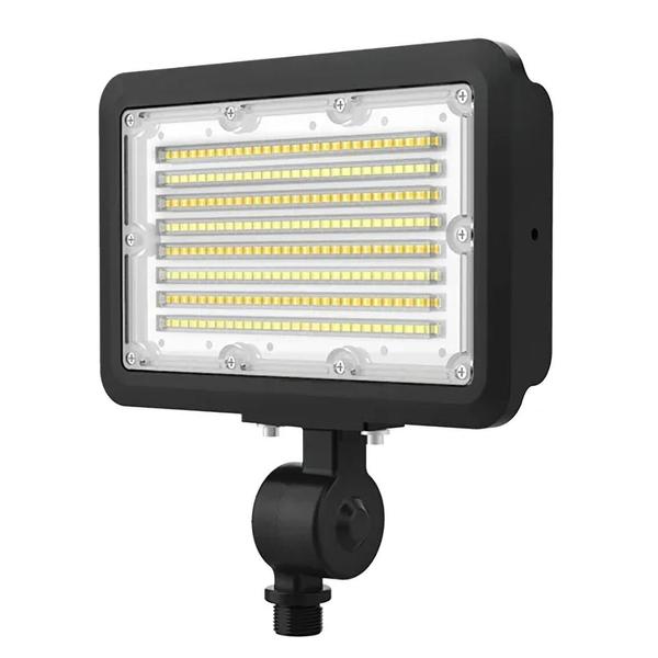 Selectable watt 120/277 volt CCT Selectable Black Finish LED Flood Light Fixture