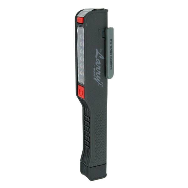 "Larry2" Black 160 Lumens 12 LED Flashlight with Red Laser (3 AAA Batteries Included)