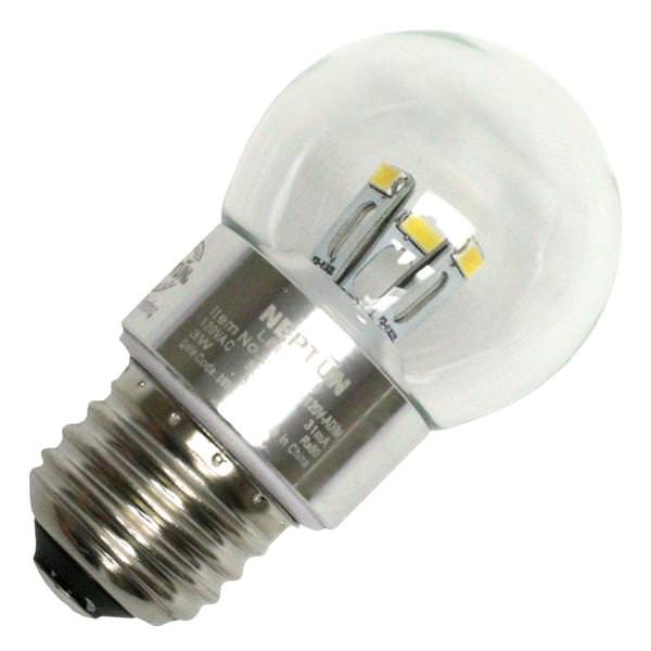 3 watt 120 volt G15 Medium Screw Base 5000K Clear Dimmable LED