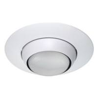 View 6" White Recessed Eyeball Trim