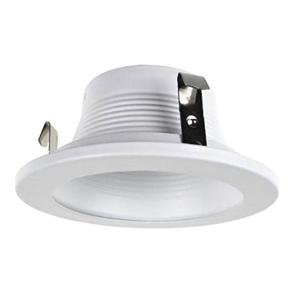 4" White Baffle Trim