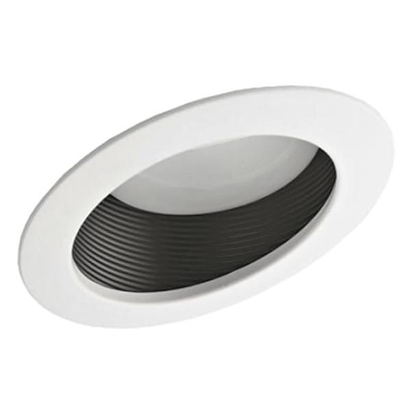 6" White Baffle Trim