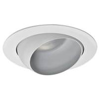 Nicor 4" White Eyeball Trim