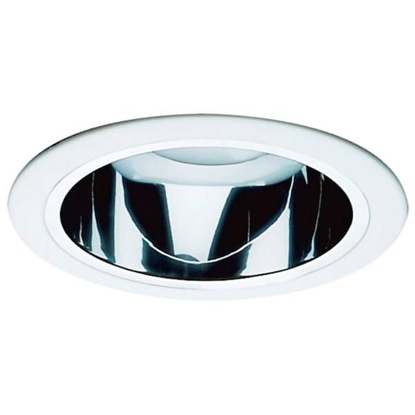 6" White Baffle Trim