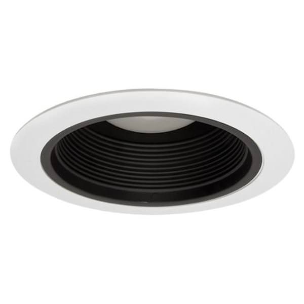 6" Black Baffle Trim