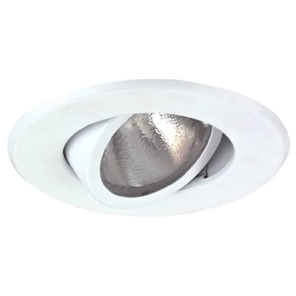 4" White Gimbal Ring Trim