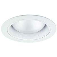 Nicor 6" White Baffle Trim
