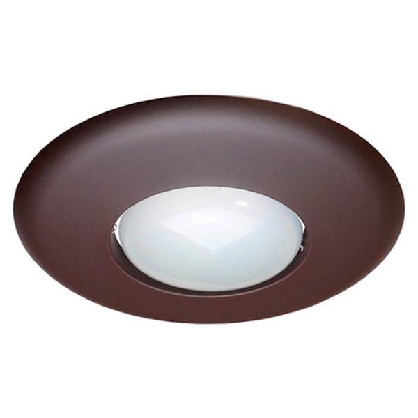 6" Oil Rubbed Bronze Recessed Open Trim