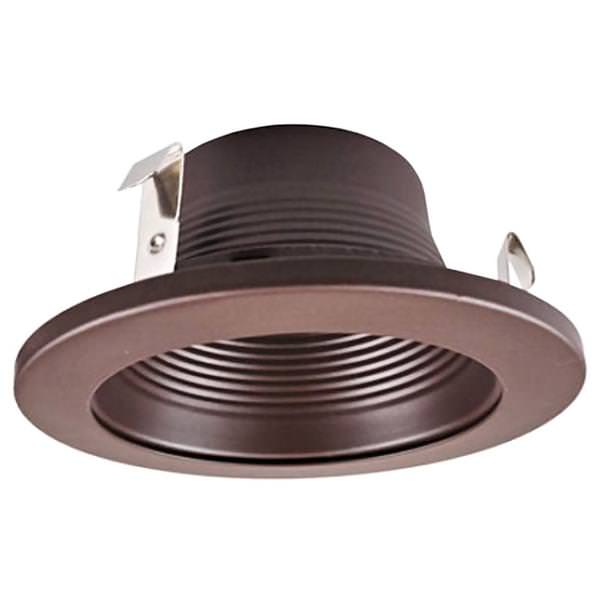 4" Oil Rubbed Bronze Baffle Trim
