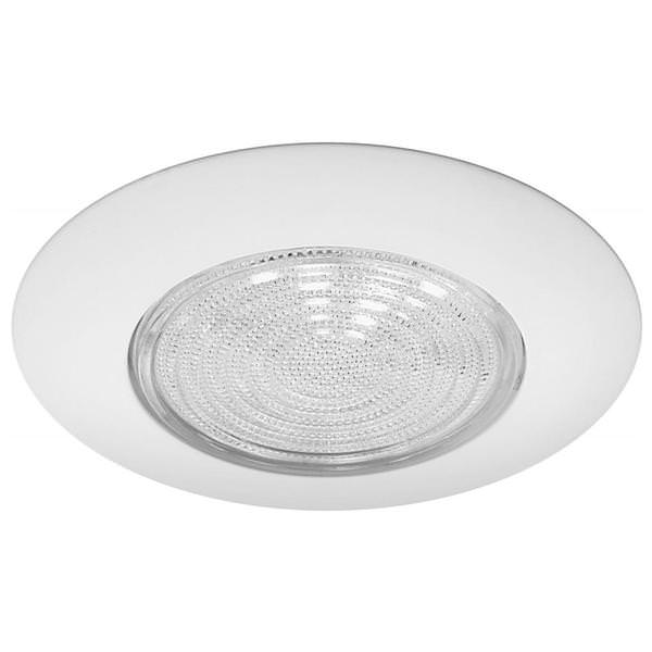 6" White Fresnel Trim