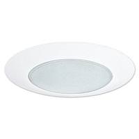 Nicor 6" White Albalite Lens Trim
