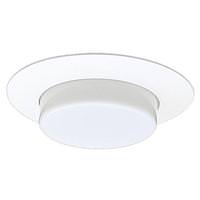 Nicor 6" White Drop Opal Lens Trim