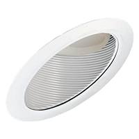 Nicor 6" White Baffle Trim