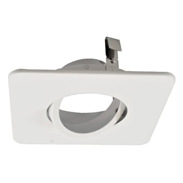 4" White Gimbal Trim