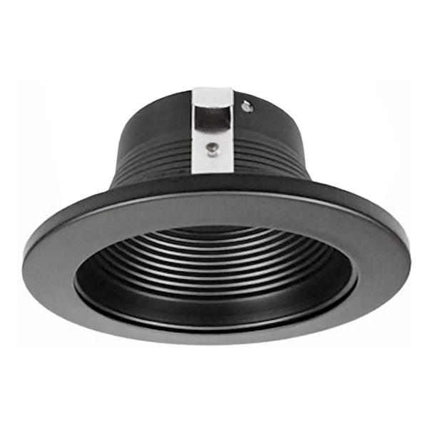 4" Black Baffle Trim