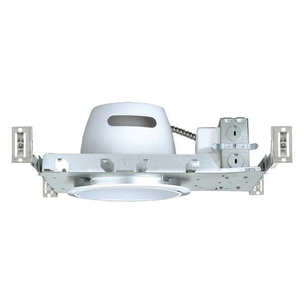 6" 120-277 volt CFL G24Q Base New Construction Galvanized Housing