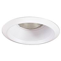 Nicor 5" White Baffle Trim