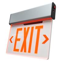 Nicor 2.3 watt 120/277 volt Clear / Red LED Exit Light