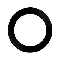 Nicor 8" Black Downlight Trim