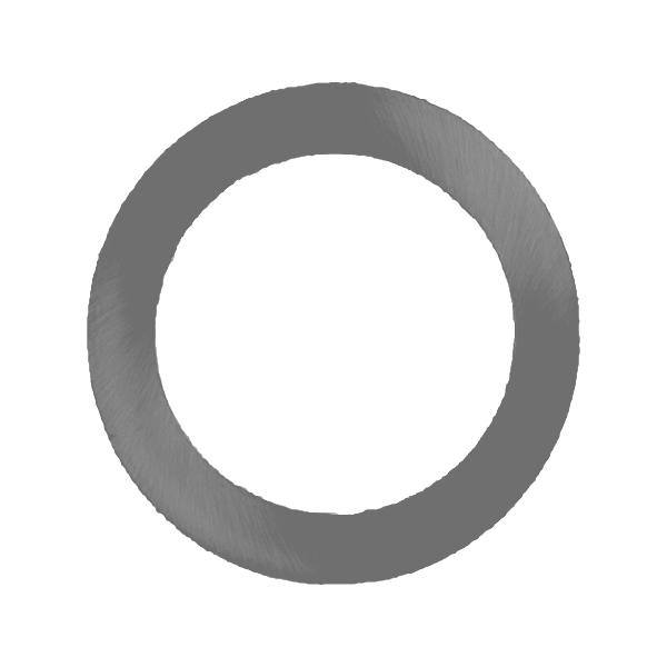 8" Nickel Downlight Trim
