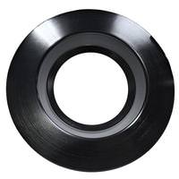 Nicor 6" Black Downlight Trim
